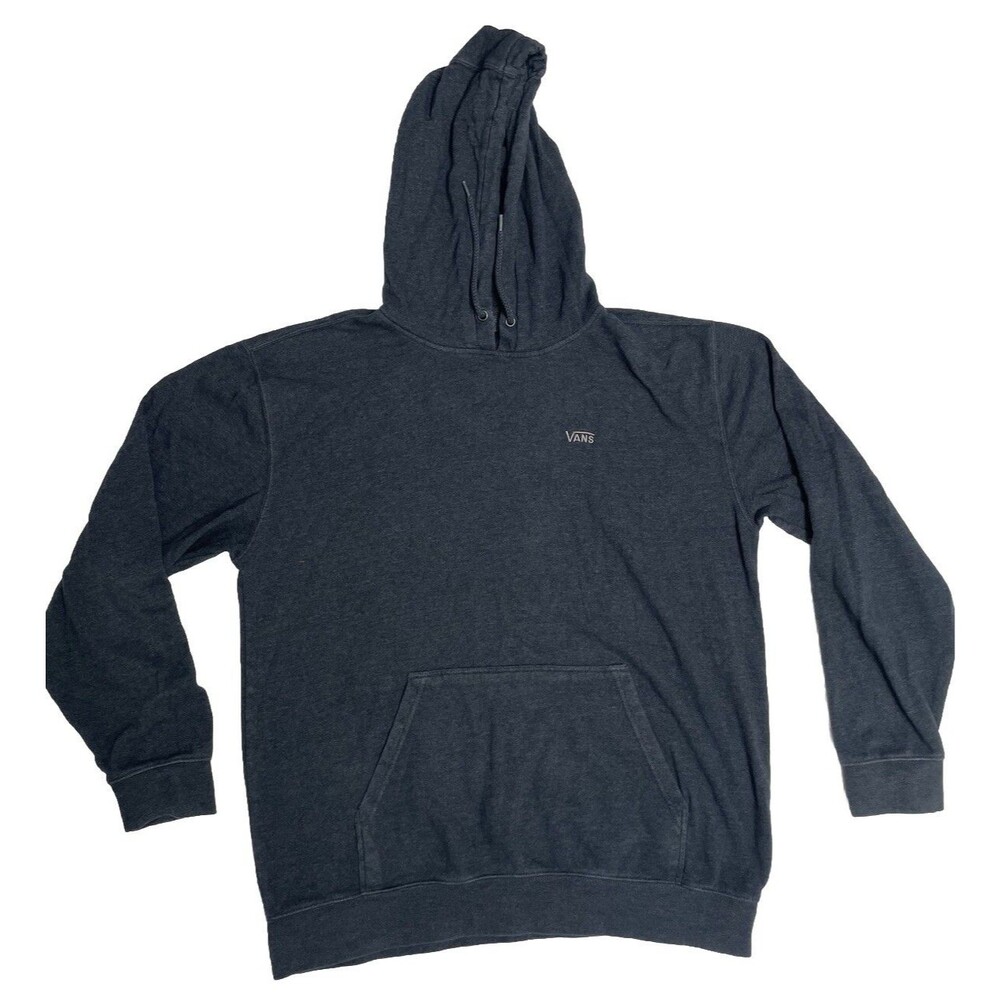 Vans Men’s XL Gray Pullover Hoodie Sweatshirt Long Sleeve Very Good Condition